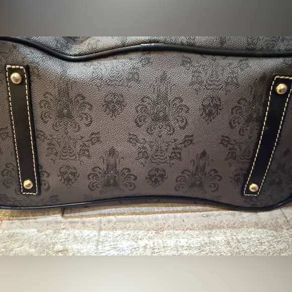 Dooney & Bourke Disney Parks Exclusive Retired Haunted Mansion Shopper Tote Bag - Picture 16 of 16
